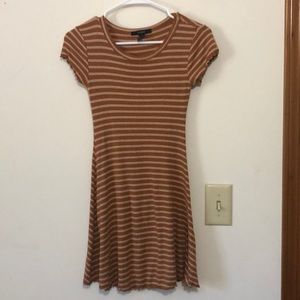 Forever21 Orange&White Dress